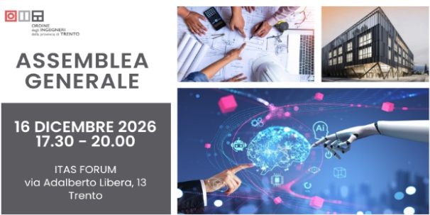 SAVE THE DATE | 16 DICEMBRE 2026            ASSEMBLEA ISCRITTI